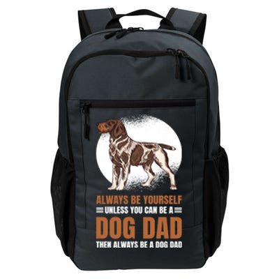 Dog Dad For Fathersday Ll Father Gift Daily Commute Backpack