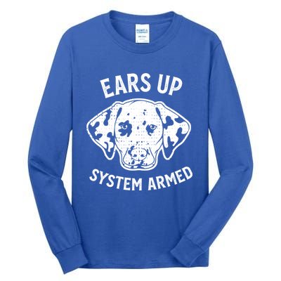 Dalmatian Dog Funny Cute Ears Up Puppy Lover Gift Tall Long Sleeve T-Shirt