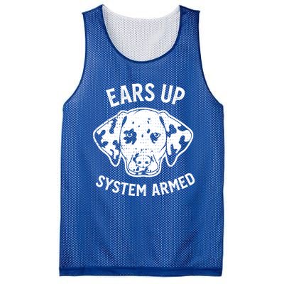 Dalmatian Dog Funny Cute Ears Up Puppy Lover Gift Mesh Reversible Basketball Jersey Tank