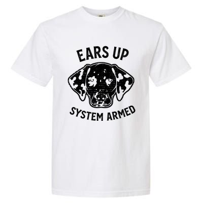 Dalmatian Dog Funny Cute Ears Up Puppy Lover Gift Garment-Dyed Heavyweight T-Shirt