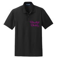 Deadlift Daddy Funny For Men Women Dry Zone Grid Polo