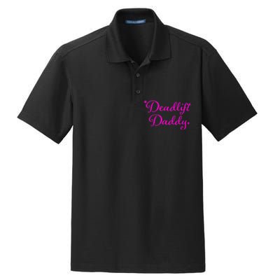 Deadlift Daddy Funny For Men Women Dry Zone Grid Polo