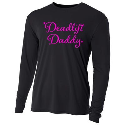 Deadlift Daddy Funny For Men Women Cooling Performance Long Sleeve Crew