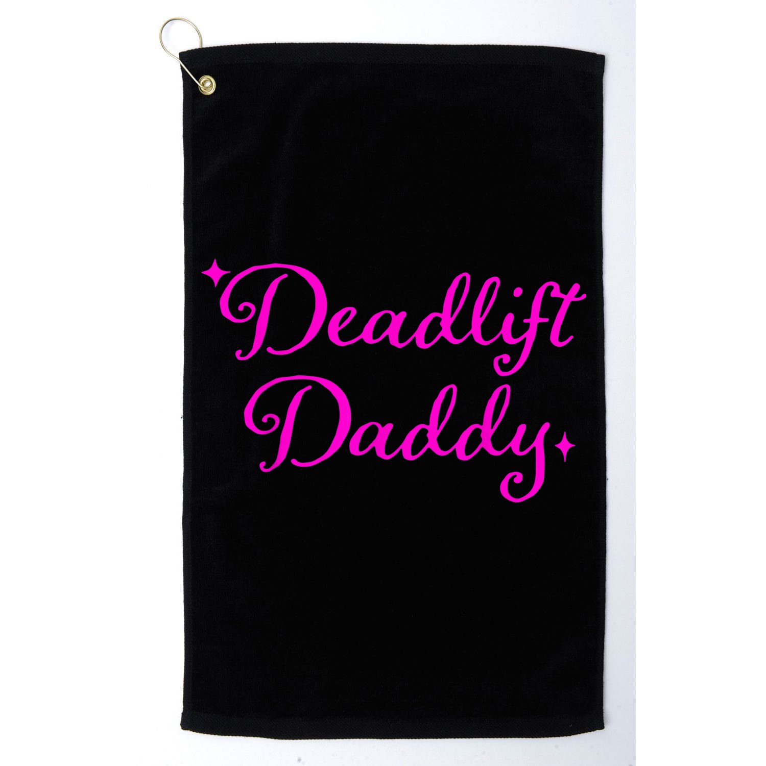 Deadlift Daddy Funny For Men Women Golf Towel