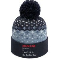 Drumline Definition For Percussion Players The Baniff Cuffed Pom Beanie