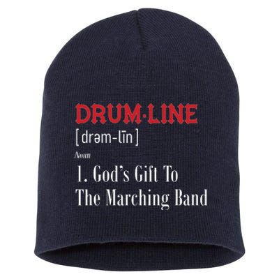 Drumline Definition For Percussion Players Short Acrylic Beanie