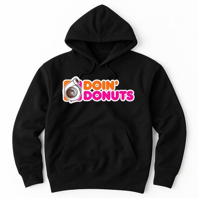 Doin' Donuts Funny Racing & Drift Car Enthusiast Hoodie