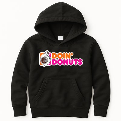 Doin' Donuts Funny Racing & Drift Car Enthusiast Kids Hoodie