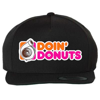 Doin' Donuts Funny Racing & Drift Car Enthusiast Wool Snapback Cap