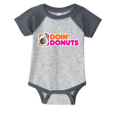 Doin' Donuts Funny Racing & Drift Car Enthusiast Infant Baby Jersey Bodysuit