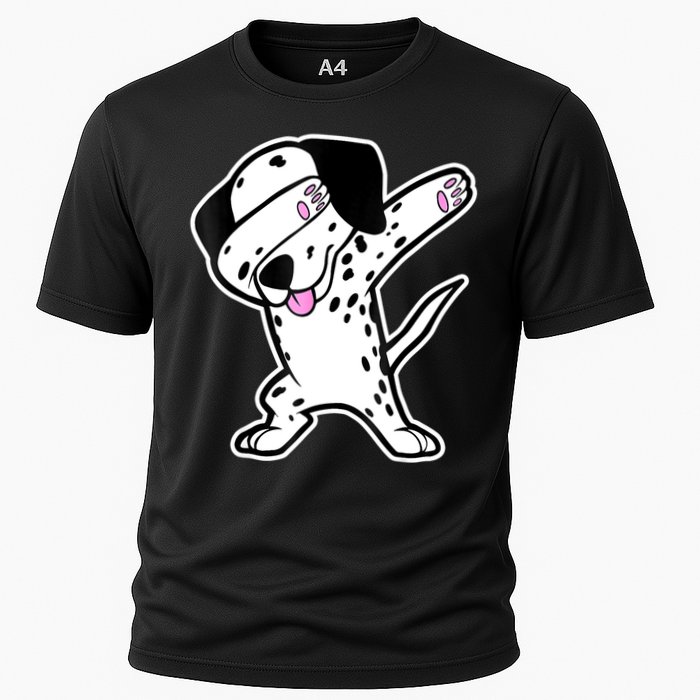 Dalmatian Dabbing Funny Dalmation Dab Dog Dance Performance Shirt