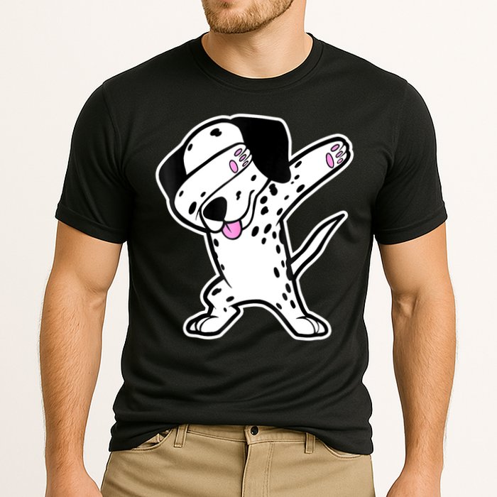 Dalmatian Dabbing Funny Dalmation Dab Dog Dance Performance Shirt