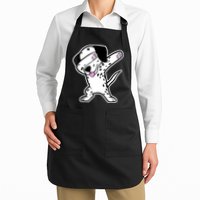 Dalmatian Dabbing Funny Dalmation Dab Dog Dance Apron
