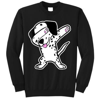 Dalmatian Dabbing Funny Dalmation Dab Dog Dance Sweatshirt