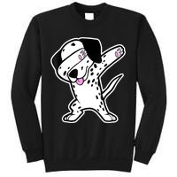 Dalmatian Dabbing Funny Dalmation Dab Dog Dance Sweatshirt