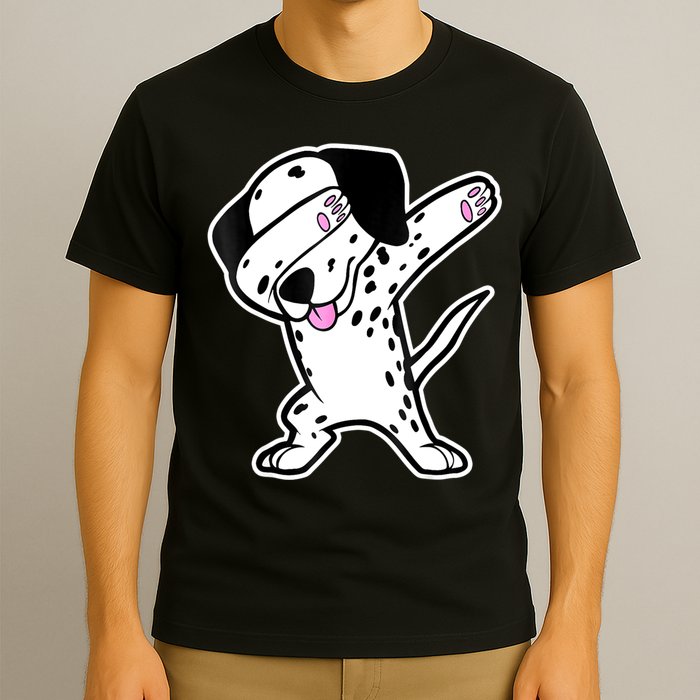 Dalmatian Dabbing Funny Dalmation Dab Dog Dance T-Shirt