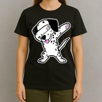 Dalmatian Dabbing Funny Dalmation Dab Dog Dance T-Shirt