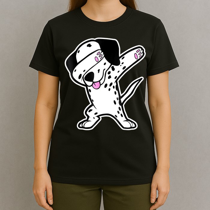 Dalmatian Dabbing Funny Dalmation Dab Dog Dance T-Shirt