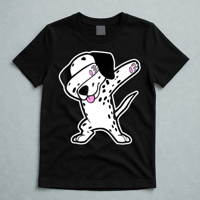 Dalmatian Dabbing Funny Dalmation Dab Dog Dance T-Shirt