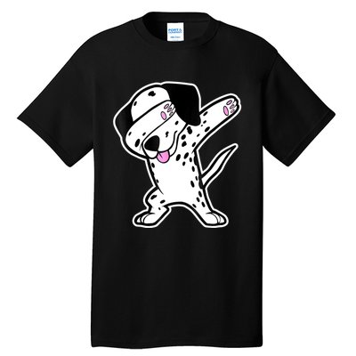 Dalmatian Dabbing Funny Dalmation Dab Dog Dance Tall T-Shirt