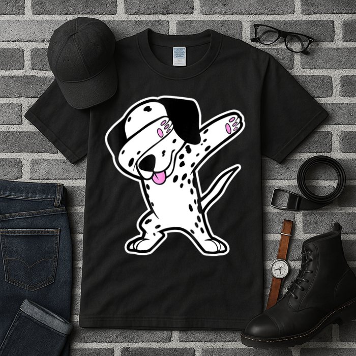 Dalmatian Dabbing Funny Dalmation Dab Dog Dance Tall T-Shirt
