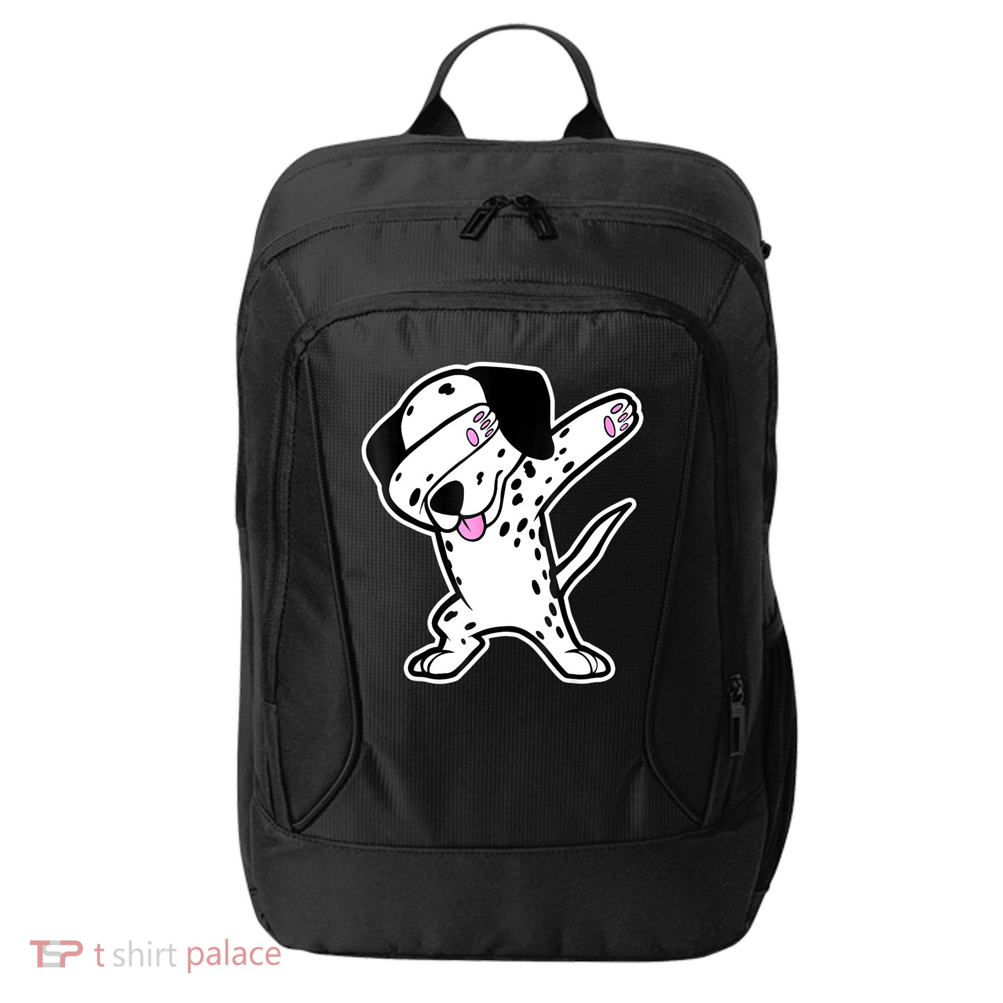 Dalmatian Dabbing Funny Dalmation Dab Dog Dance City Backpack