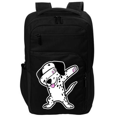 Dalmatian Dabbing Funny Dalmation Dab Dog Dance Impact Tech Backpack