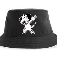 Dalmatian Dabbing Funny Dalmation Dab Dog Dance Sustainable Bucket Hat
