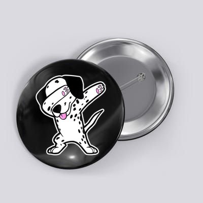 Dalmatian Dabbing Funny Dalmation Dab Dog Dance Button