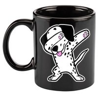 Dalmatian Dabbing Funny Dalmation Dab Dog Dance 11oz C Handle Ceramic Mug