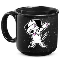 Dalmatian Dabbing Funny Dalmation Dab Dog Dance 15oz Campfire Ceramic Mug