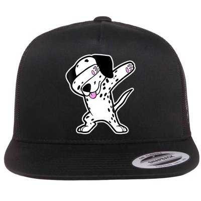 Dalmatian Dabbing Funny Dalmation Dab Dog Dance Flatbill Hat