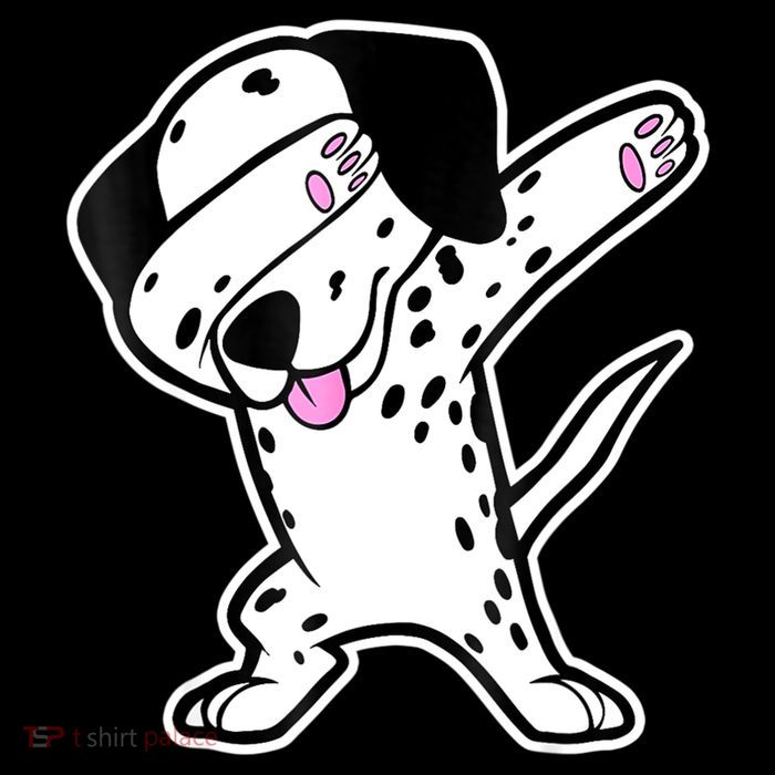 Dalmatian Dabbing Funny Dalmation Dab Dog Dance Sustainable Beanie