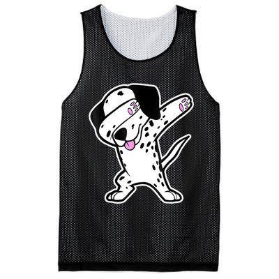 Dalmatian Dabbing Funny Dalmation Dab Dog Dance Mesh Reversible Basketball Jersey Tank