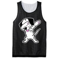Dalmatian Dabbing Funny Dalmation Dab Dog Dance Mesh Reversible Basketball Jersey Tank