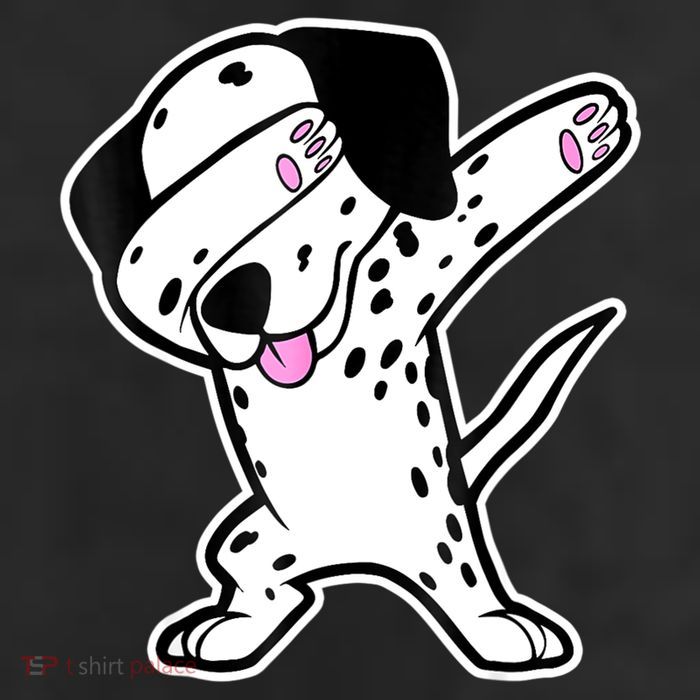 Dalmatian Dabbing Funny Dalmation Dab Dog Dance 25L Jumbo Tote