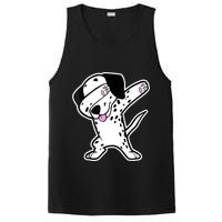 Dalmatian Dabbing Funny Dalmation Dab Dog Dance PosiCharge Competitor Tank