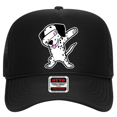 Dalmatian Dabbing Funny Dalmation Dab Dog Dance Trucker Hat