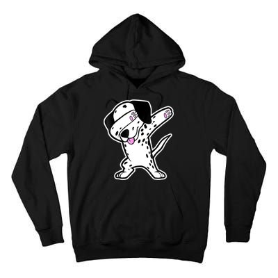 Dalmatian Dabbing Funny Dalmation Dab Dog Dance Tall Hoodie