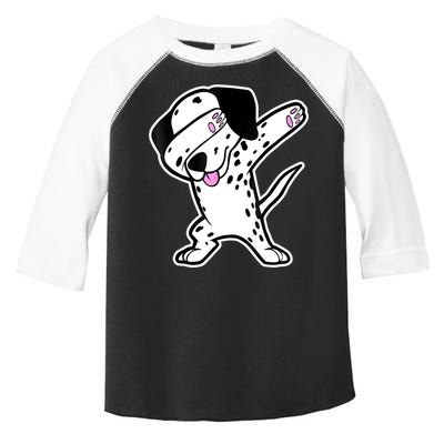 Dalmatian Dabbing Funny Dalmation Dab Dog Dance Toddler Fine Jersey T-Shirt