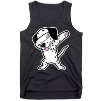 Dalmatian Dabbing Funny Dalmation Dab Dog Dance Tank Top