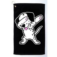 Dalmatian Dabbing Funny Dalmation Dab Dog Dance Golf Towel