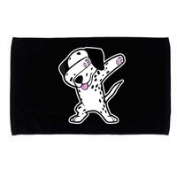 Dalmatian Dabbing Funny Dalmation Dab Dog Dance Microfiber Hand Towel
