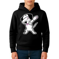 Dalmatian Dabbing Funny Dalmation Dab Dog Dance Kids Hoodie