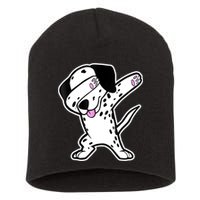 Dalmatian Dabbing Funny Dalmation Dab Dog Dance Short Acrylic Beanie