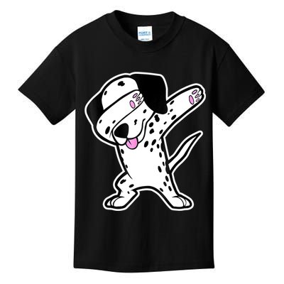 Dalmatian Dabbing Funny Dalmation Dab Dog Dance Kids T-Shirt