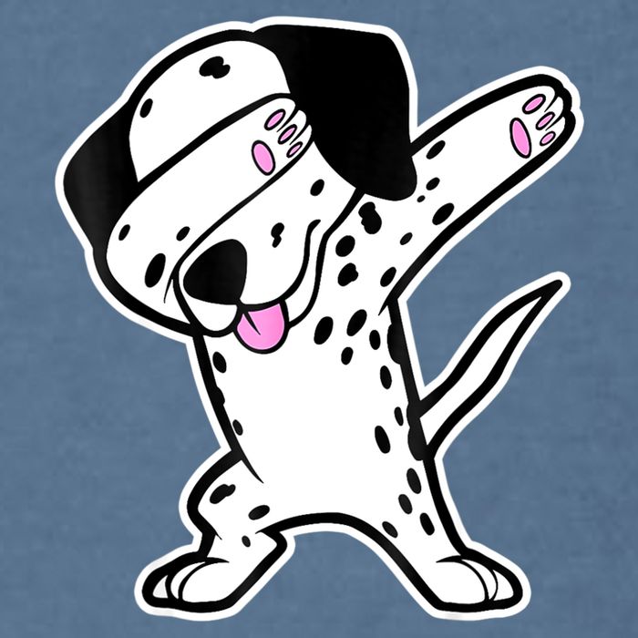 Dalmatian Dabbing Funny Dalmation Dab Dog Dance Garment-Dyed Sweatshirt