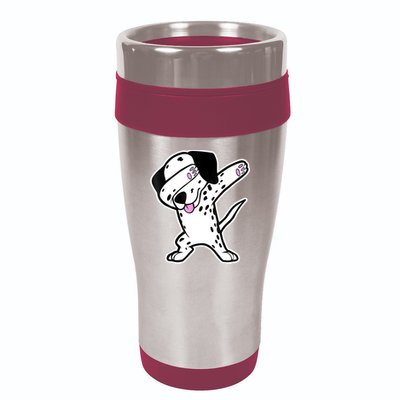 Dalmatian Dabbing Funny Dalmation Dab Dog Dance 16oz Travel Tumbler