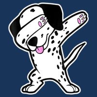 Dalmatian Dabbing Funny Dalmation Dab Dog Dance Infant Baby Jersey Bodysuit
