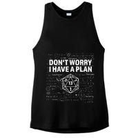 Dungeons D20 Fail RPG Fumble Funny Gamer Ladies PosiCharge Tri-Blend Wicking Tank